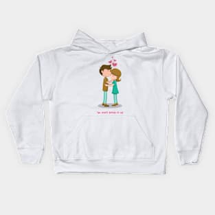 Two hearts beating as one - Valentine's day t-shirt Kids Hoodie